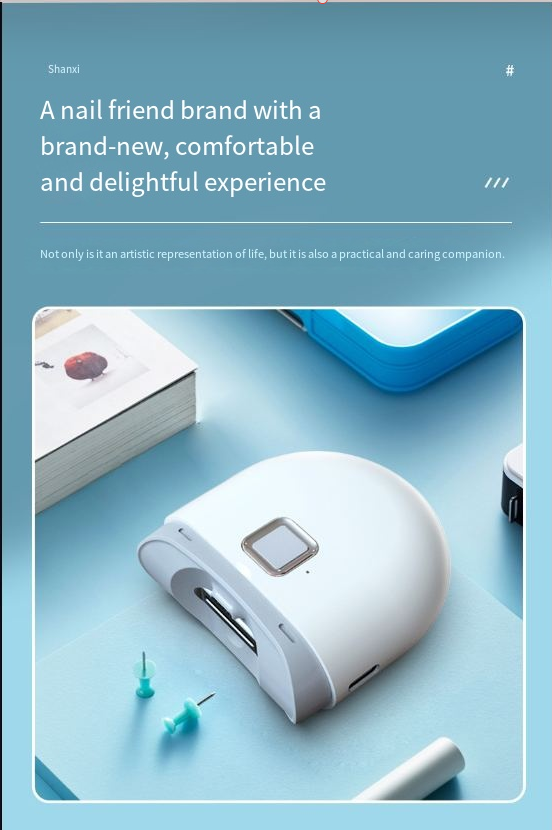 electric nail clipper with light