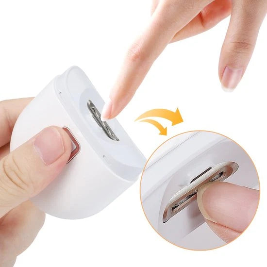 electric nail clipper with light